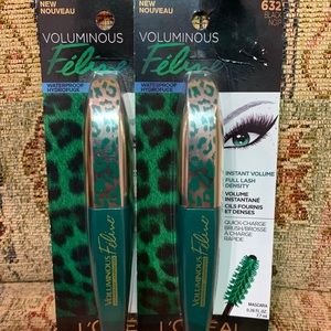 💚🐱 2 NEW L’Oreal Feline Waterproof Mascara Duo